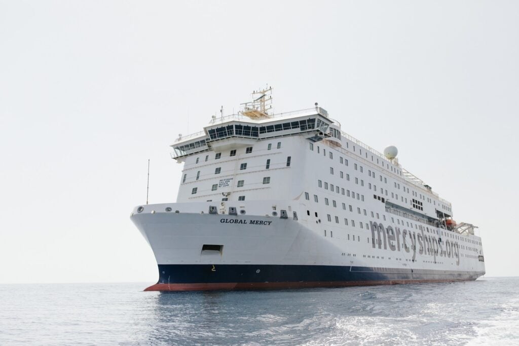 Een afbeelding van de Global Mercy