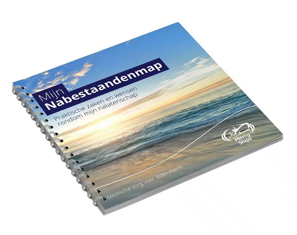Uitvaartwensen vastleggen in de Mercy Ships nabestaandenmap