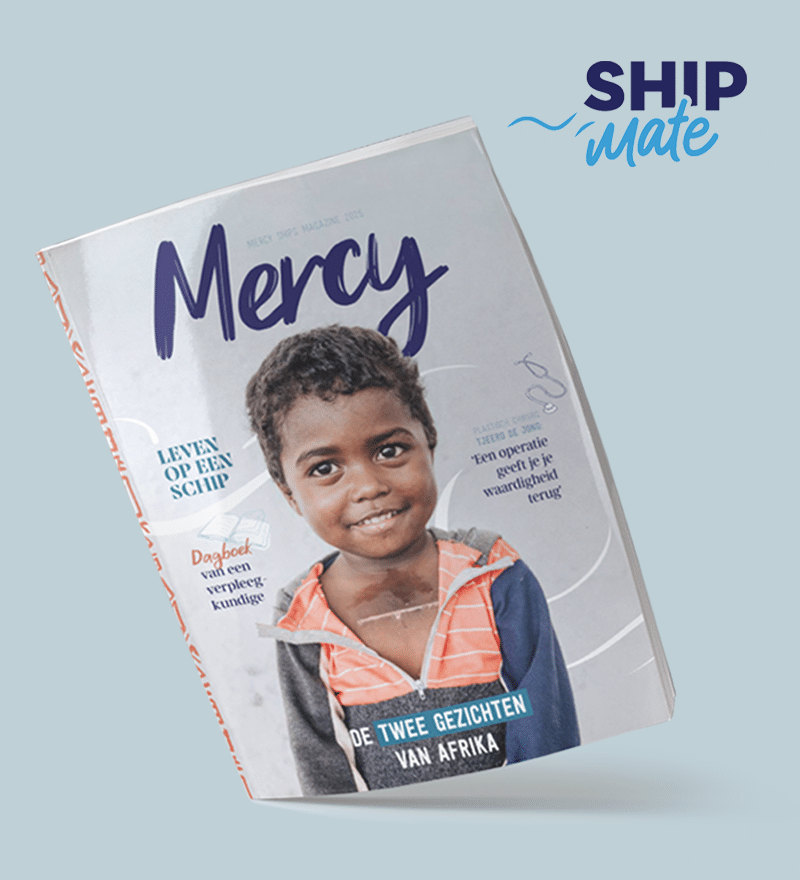 Een afbeelding van ons magazine 'Mercy'