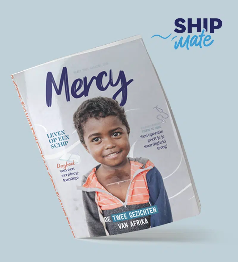 Een afbeelding van ons magazine 'Mercy'